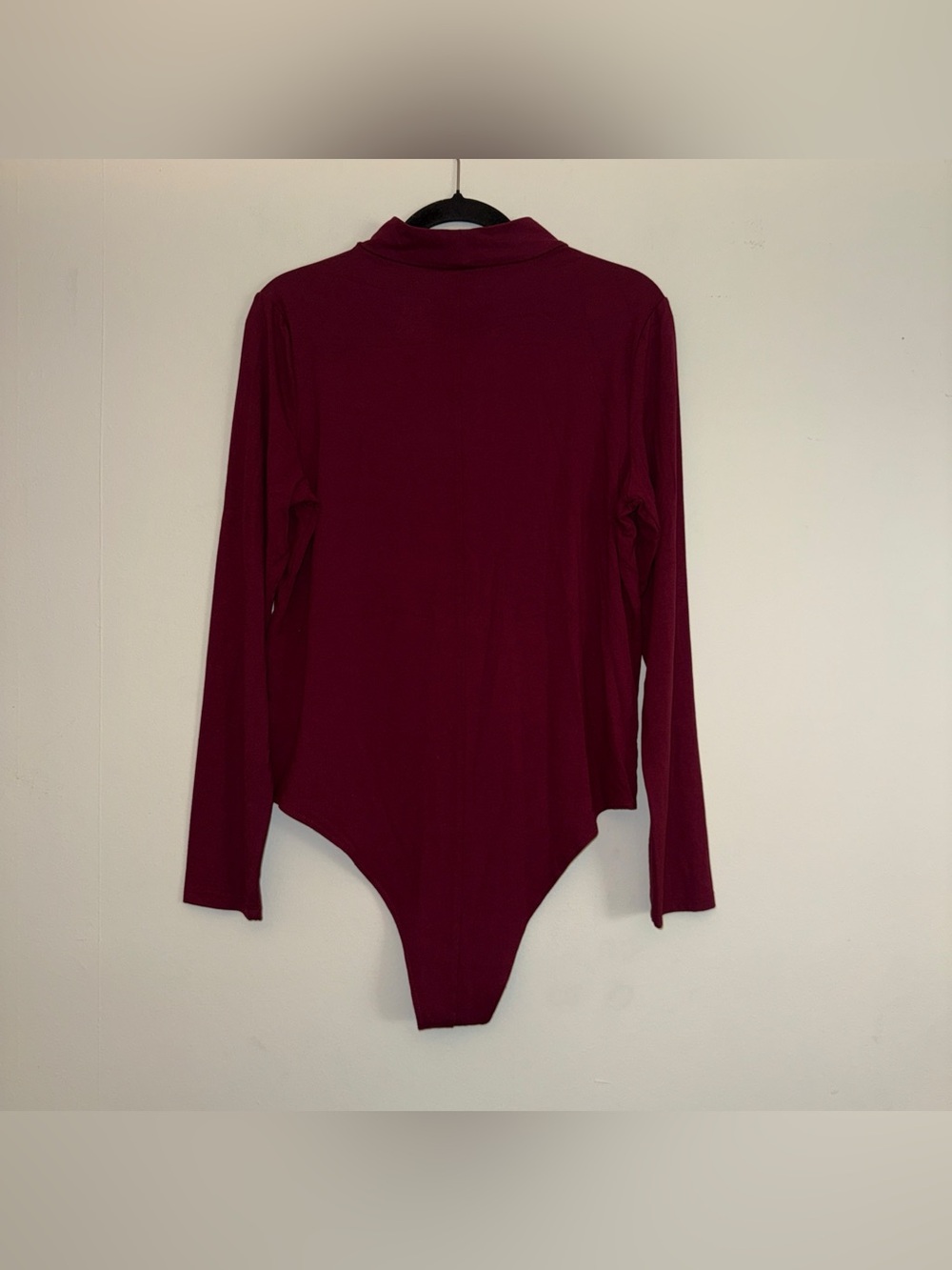 NWT A NEW DAY Burgundy long sleeve bodysuit sz XXL ✨ - Picture 6 of 6